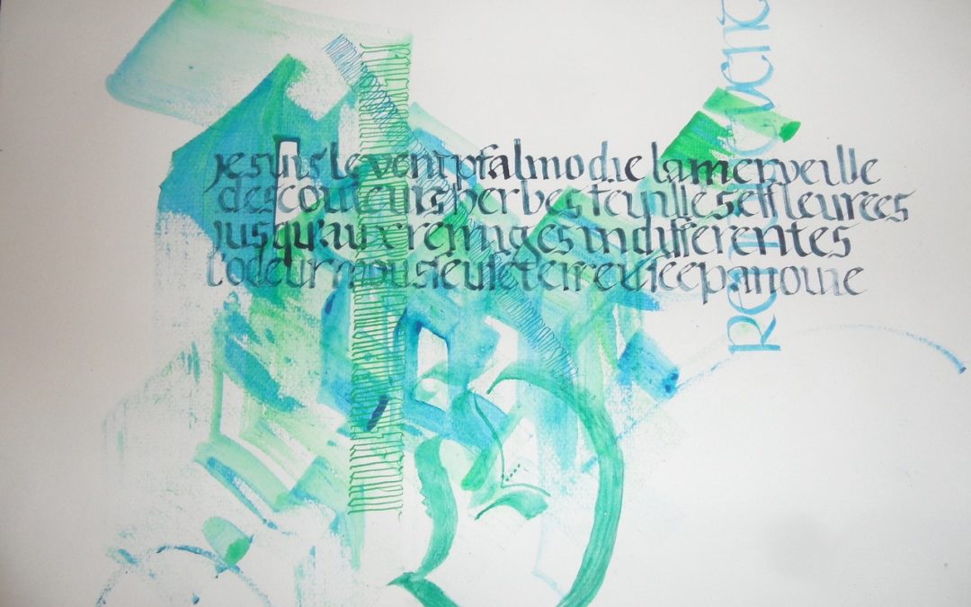 Journal calligraphique – Renoue vent de Nadia Ben Slima