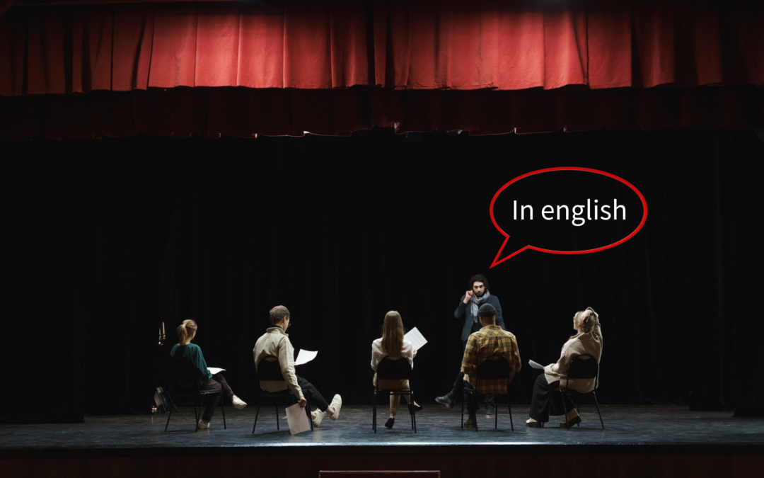THÉÀTRE EN ANGLAIS