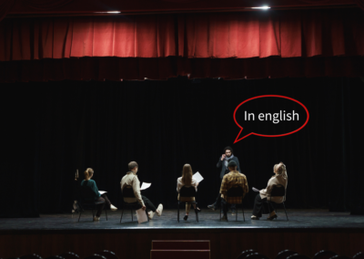 THÉÀTRE EN ANGLAIS